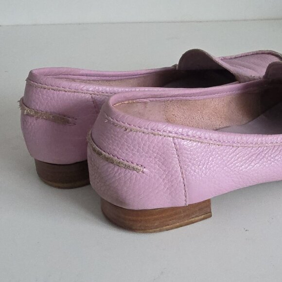 FRANCO SARTO | Leather Loafers Lilac Purple Sz 8.5M - Picture 4 of 6